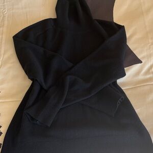 Quince Black Cashmere Turtleneck EUC